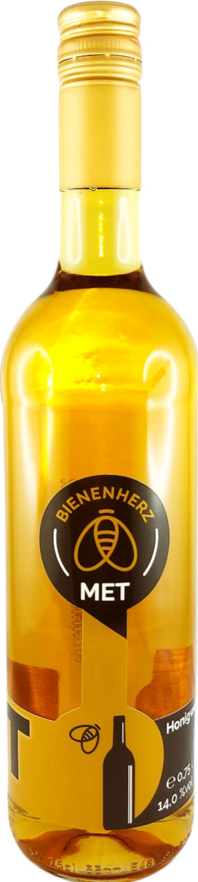 MET - Honigwein  | halbtrocken  | 750 ml | 14 vol% | aus hochwertigem Honig aus Thüringen | ohne Zusätze | Qualität aus Deutschland