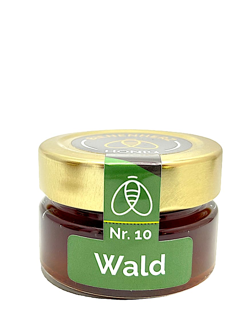 Waldhonig No 10 - direkt vom Imker | 80g | flüssig | hochwertiger Bienenhonig aus Thüringen | Qualität aus Deutschland