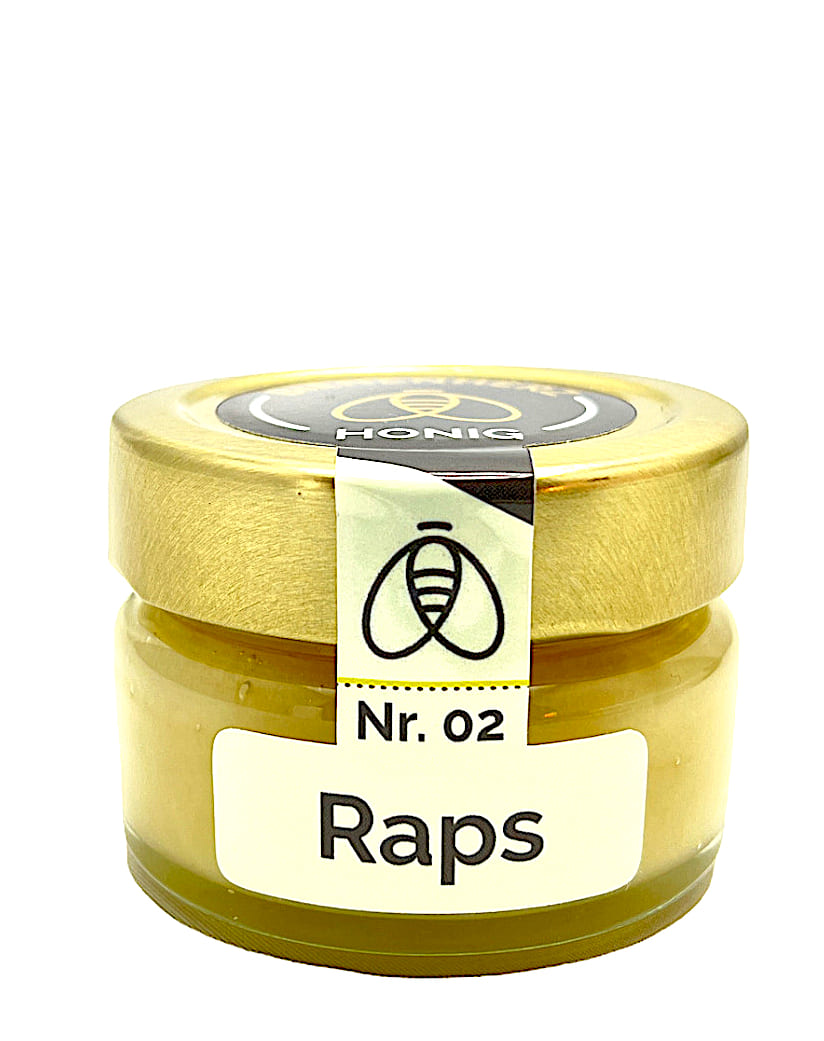 Rapshonig No 2 - direkt vom Imker | 80g | cremig | hochwertiger Bienenhonig aus Thüringen | Qualität aus Deutschland