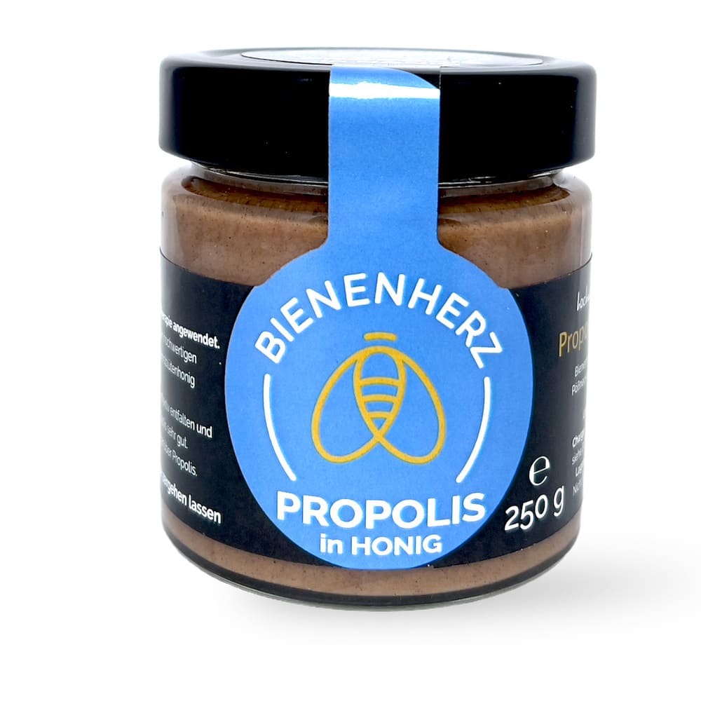 Propolis in Honig mit BIO-Propolis | 250 g | Propolis schmeckt | ideal auch für Kinder