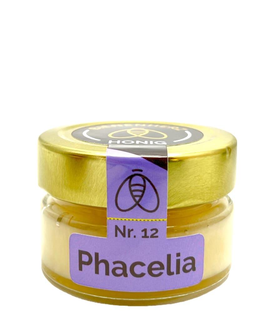 Phaceliahonig No 12 - direkt vom Imker | 80g | cremig | hochwertiger Bienenhonig aus Thüringen | Qualität aus Deutschland